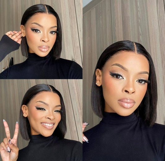 Short Bob Wig — 13x4 Full Frontal Lace | 180% Density