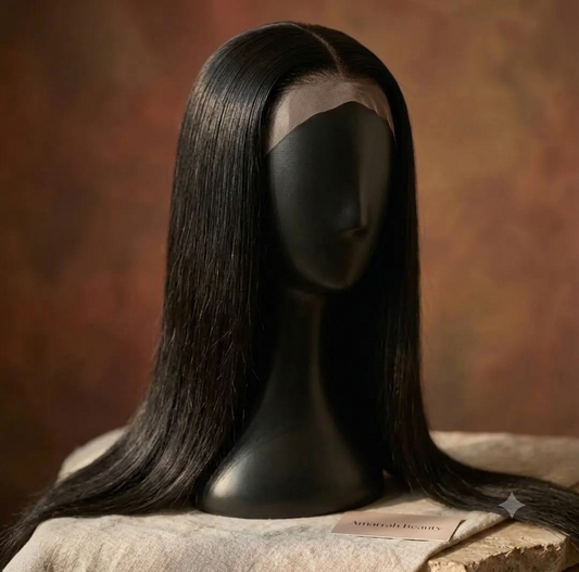 16" Full Frontal Lace Wig — 100% Human Hair