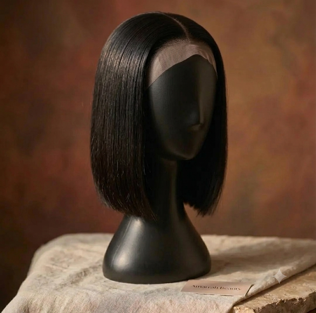 Short Bob Wig — 13x4 Full Frontal Lace | 180% Density