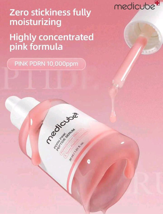 Medicube Salmon DNA Pink Peptide Essence — Korean Skincare