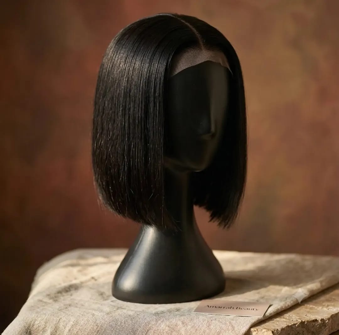 10" Straight Bob Wig — Glueless Lace Front