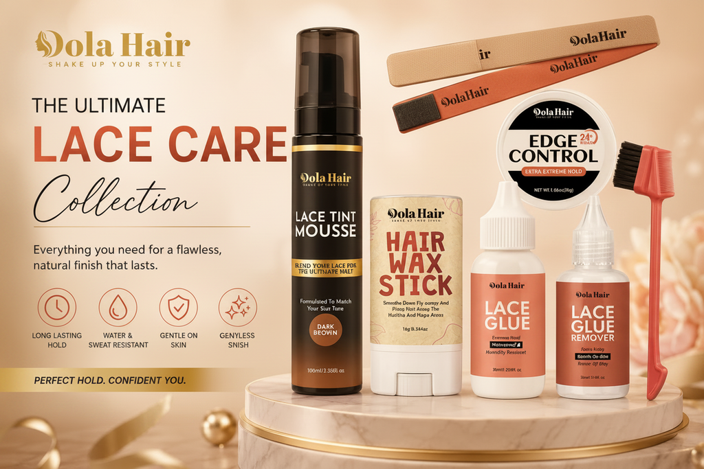 Lace Care Collection infographic - Amarrah Beauty