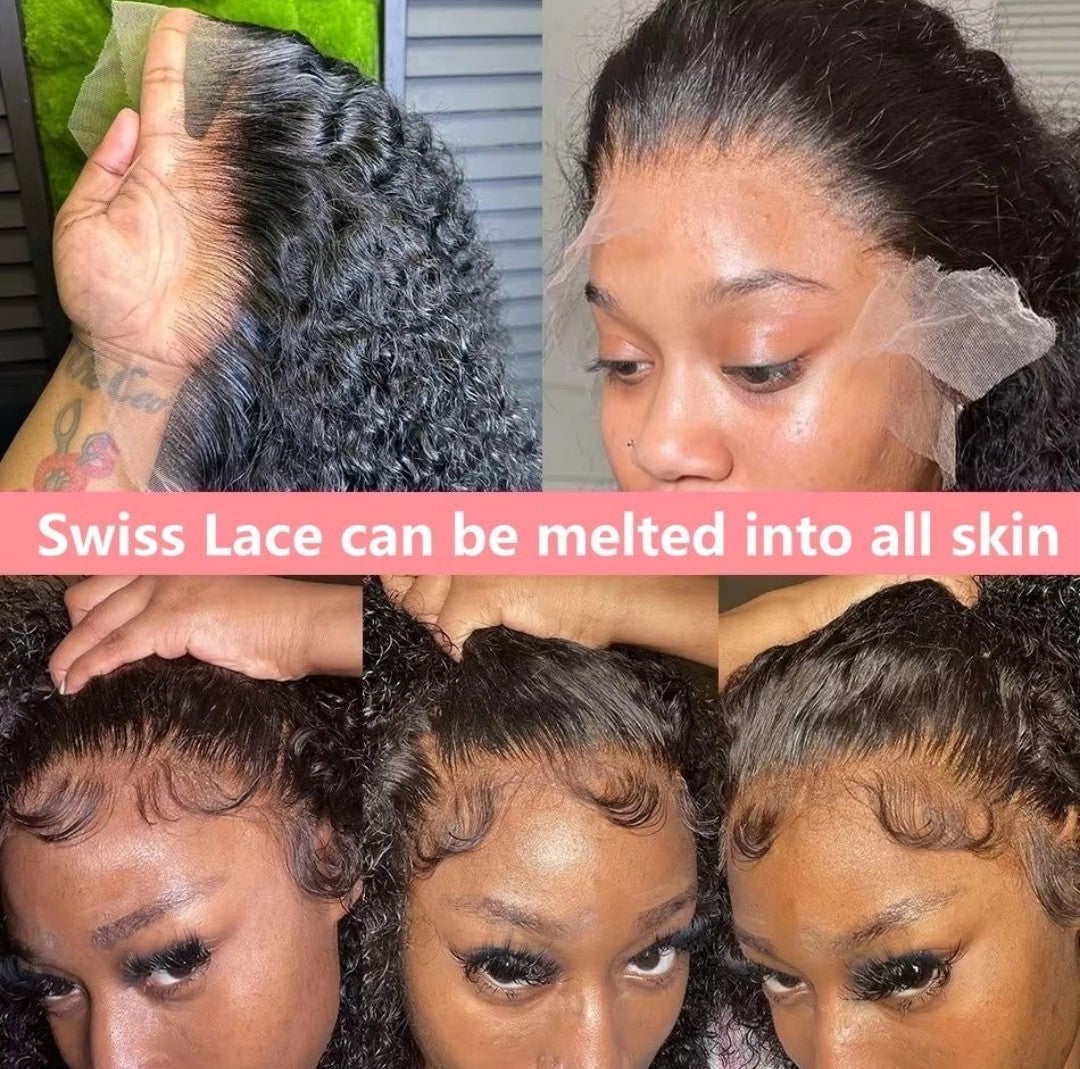 22" Water Wave Glueless Wig — 13x4 Lace Front