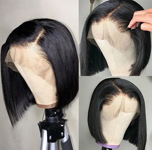 10" Straight Bob Wig — Glueless Lace Front