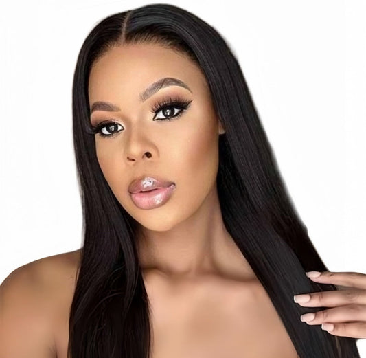 16" Full Frontal Lace Wig — 100% Human Hair