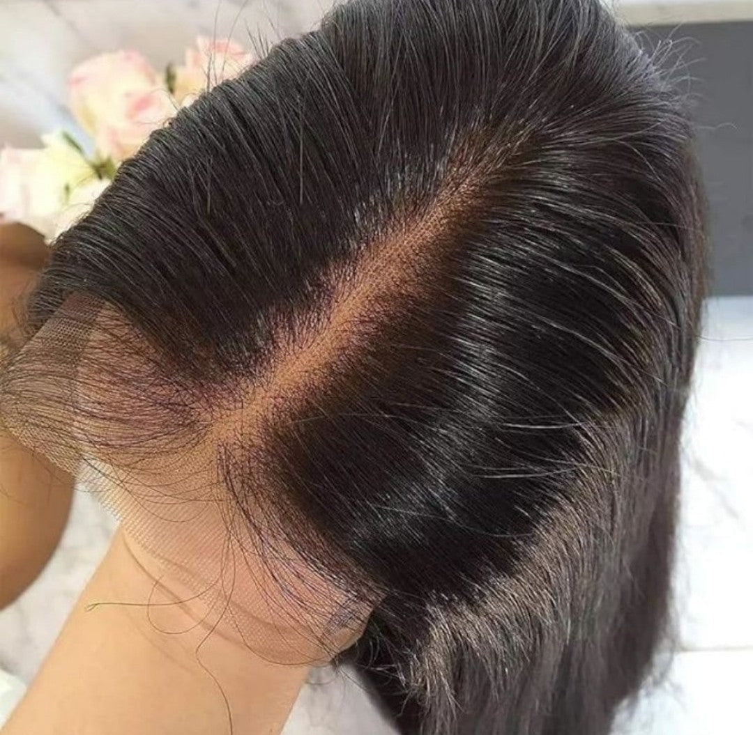 16" Full Frontal Lace Wig — 100% Human Hair