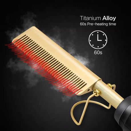 Electric Hot Comb for Hair & Wigs